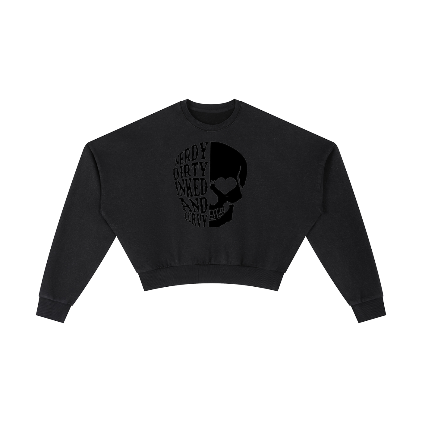 Vintage Washed Cropped Sweatshirt