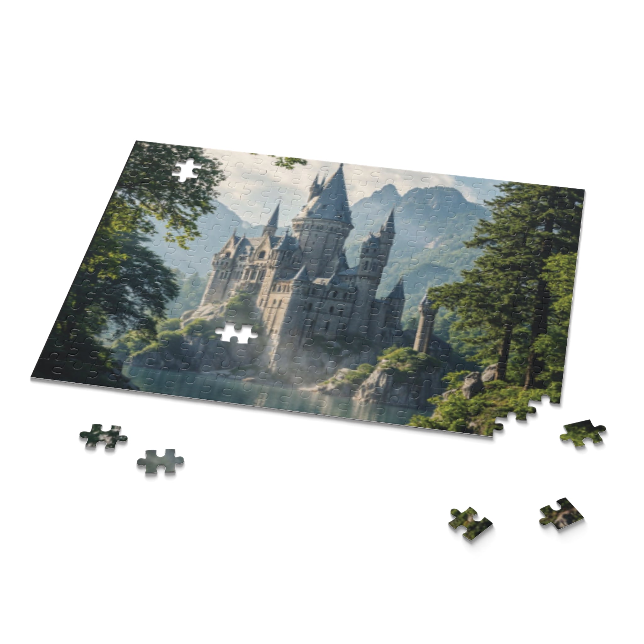 Fantasy Castle Jigsaw Puzzle - Scenic 120/252/500-Piece Puzzle
