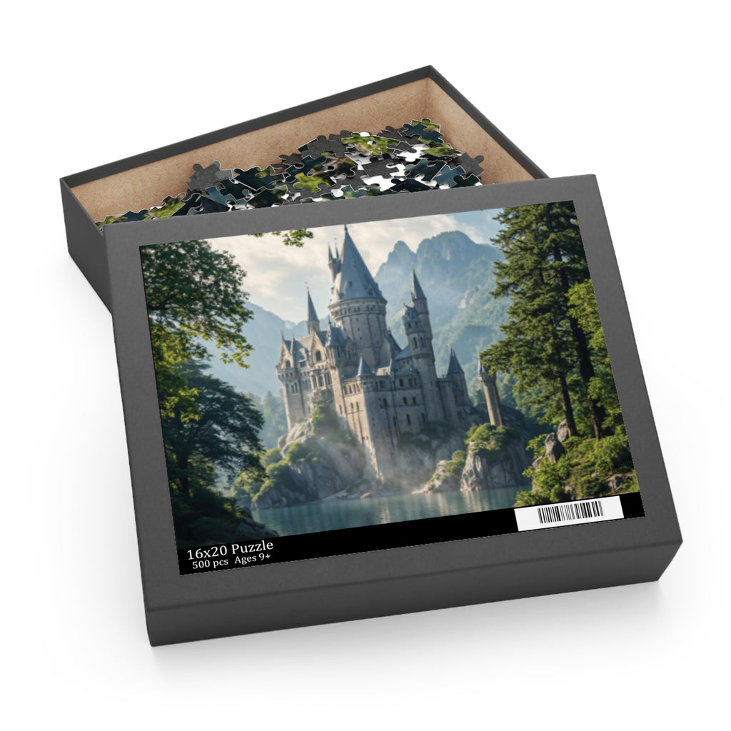 Fantasy Castle Jigsaw Puzzle - Scenic 120/252/500-Piece Puzzle