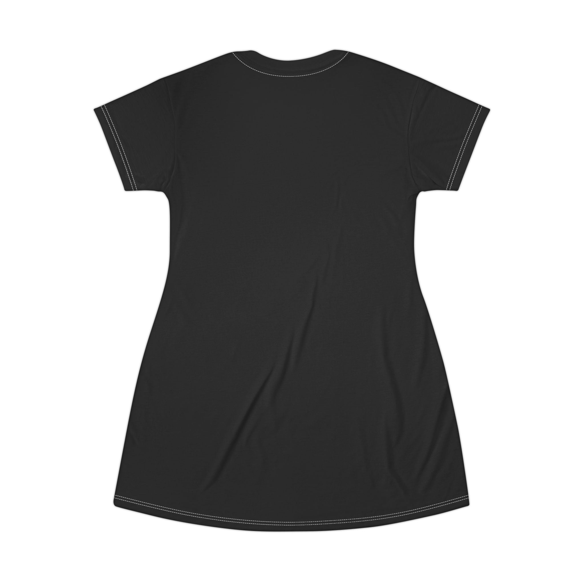 Mystic Sigil T-Shirt Dress — "Source Is Walking" Spiritual Graphic Dress