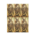 Velveteen Plush Blanket — Vintage Angel Pattern Cozy Throw