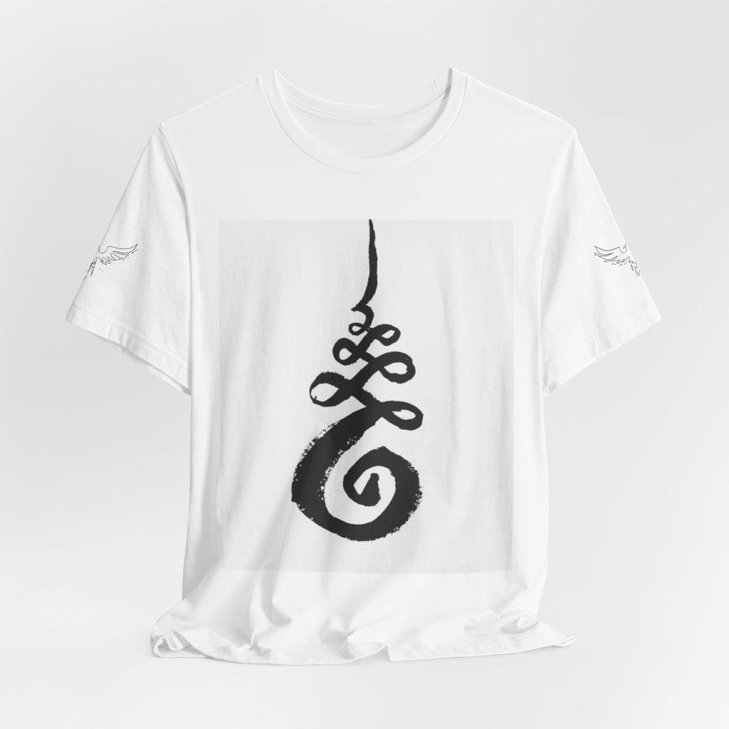 Buddhist Tee — Path 2 enlightenment Symbol T-Shirt Phoenix on sleeves