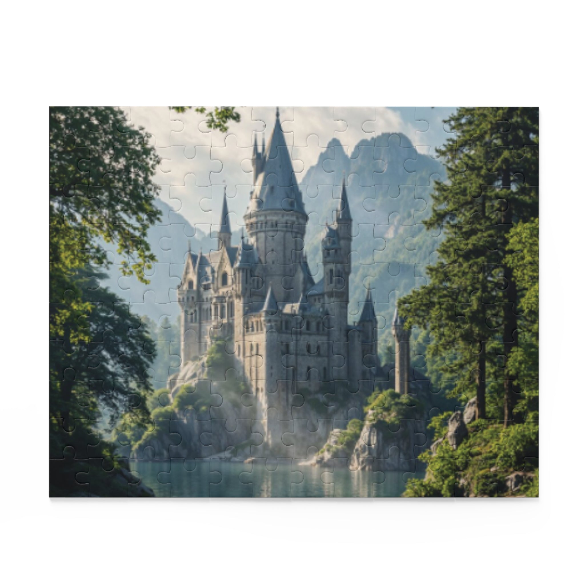 Fantasy Castle Jigsaw Puzzle - Scenic 120/252/500-Piece Puzzle