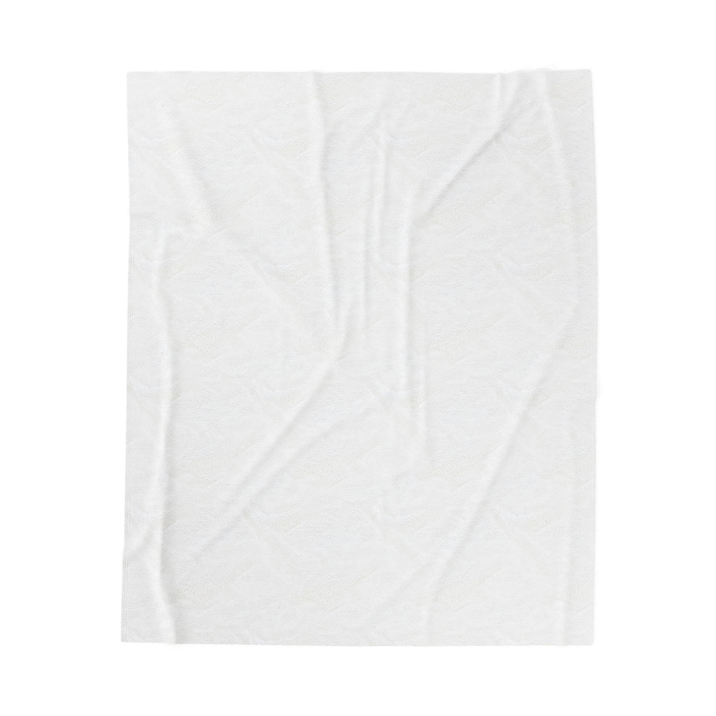 Angel Icon Velveteen Plush Blanket — Byzantine Seraphim Throw