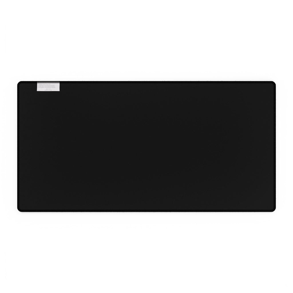 Skull and Flowers Desk Mat | Black White Floral Skull Mousepad