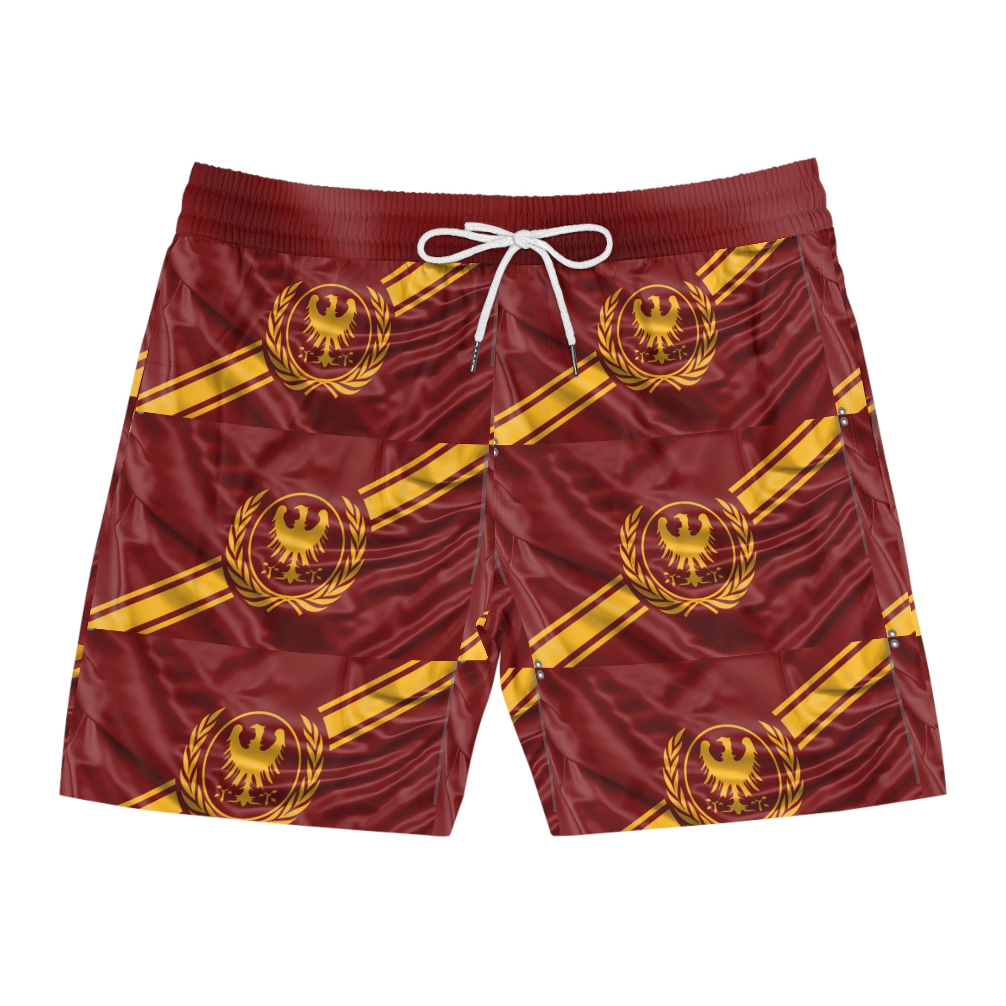 Roman Empire Flag Emblem Swim Shorts | All-Over Print