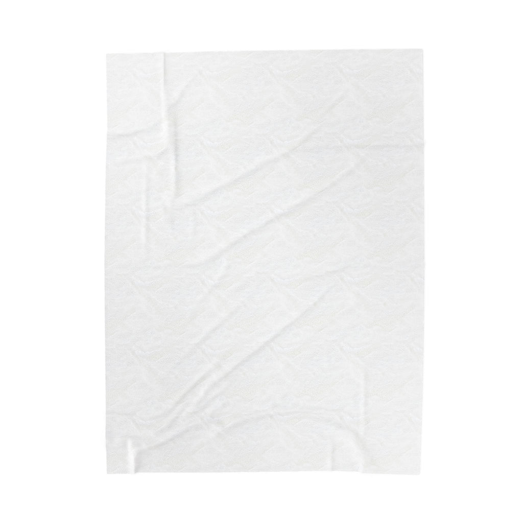 Angel Icon Velveteen Plush Blanket — Byzantine Seraphim Throw