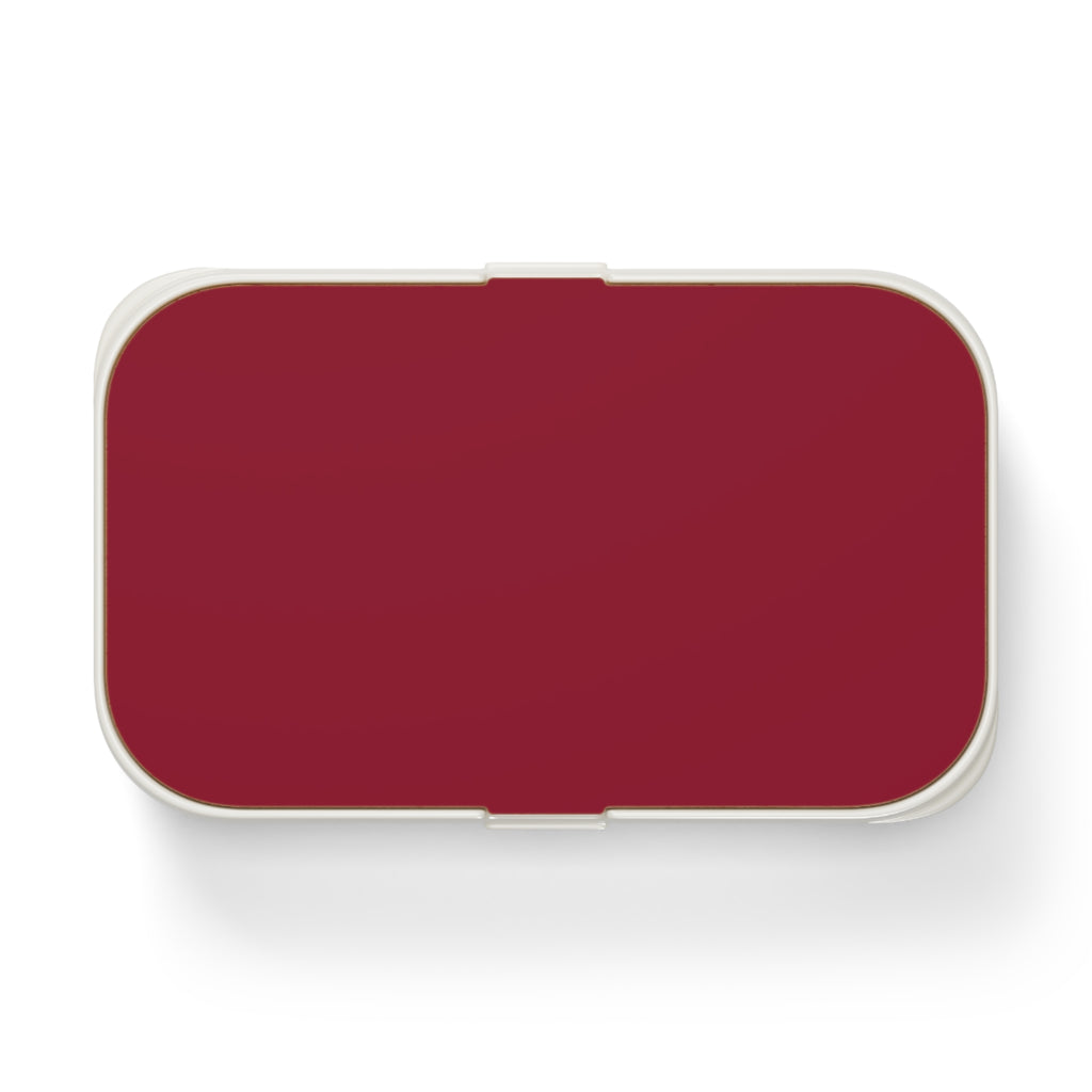 Bento Lunch Box — Compact Leakproof Meal Prep Box (Maroon)