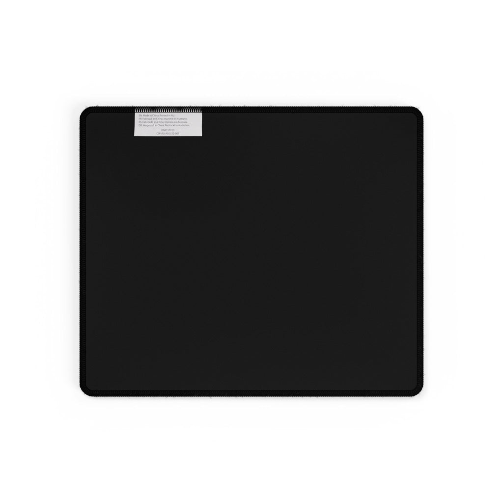 Skull and Flowers Desk Mat | Black White Floral Skull Mousepad