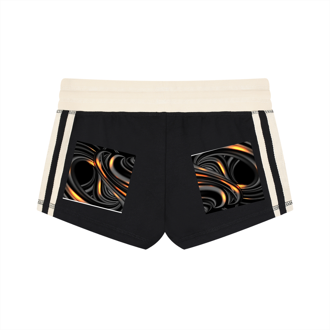 Women's Contrast Stripe Track Shorts
