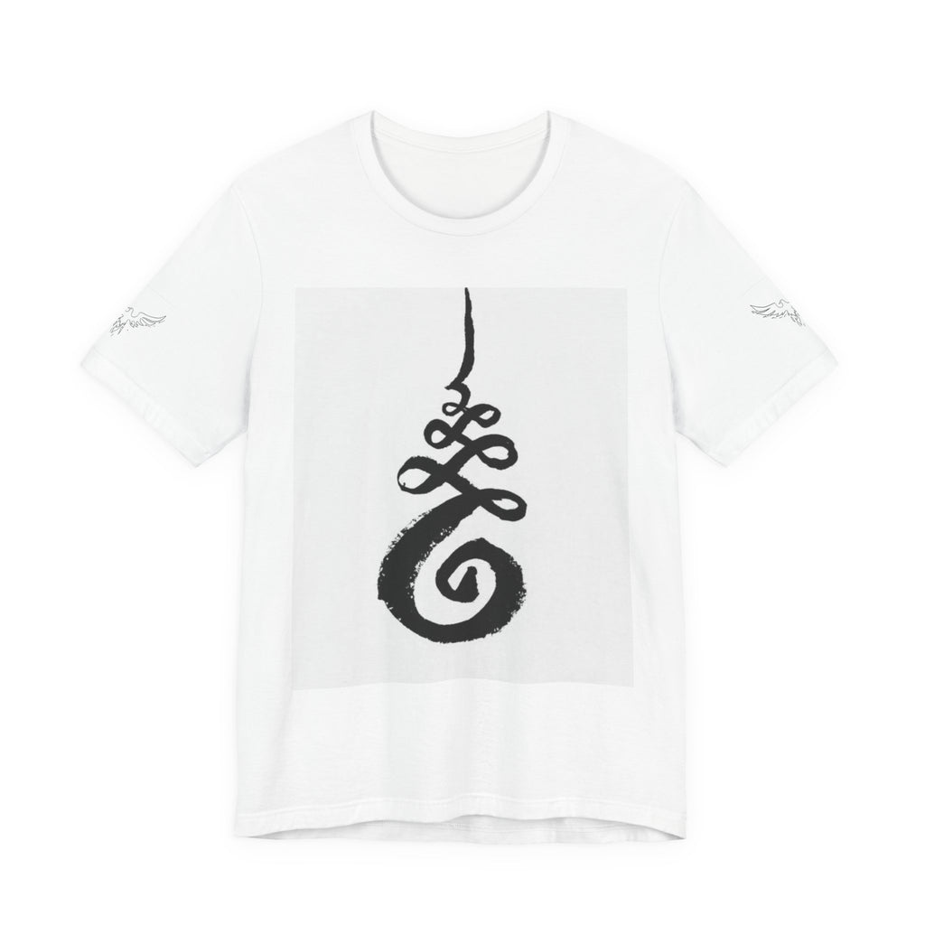Buddhist Tee — Path 2 enlightenment Symbol T-Shirt Phoenix on sleeves