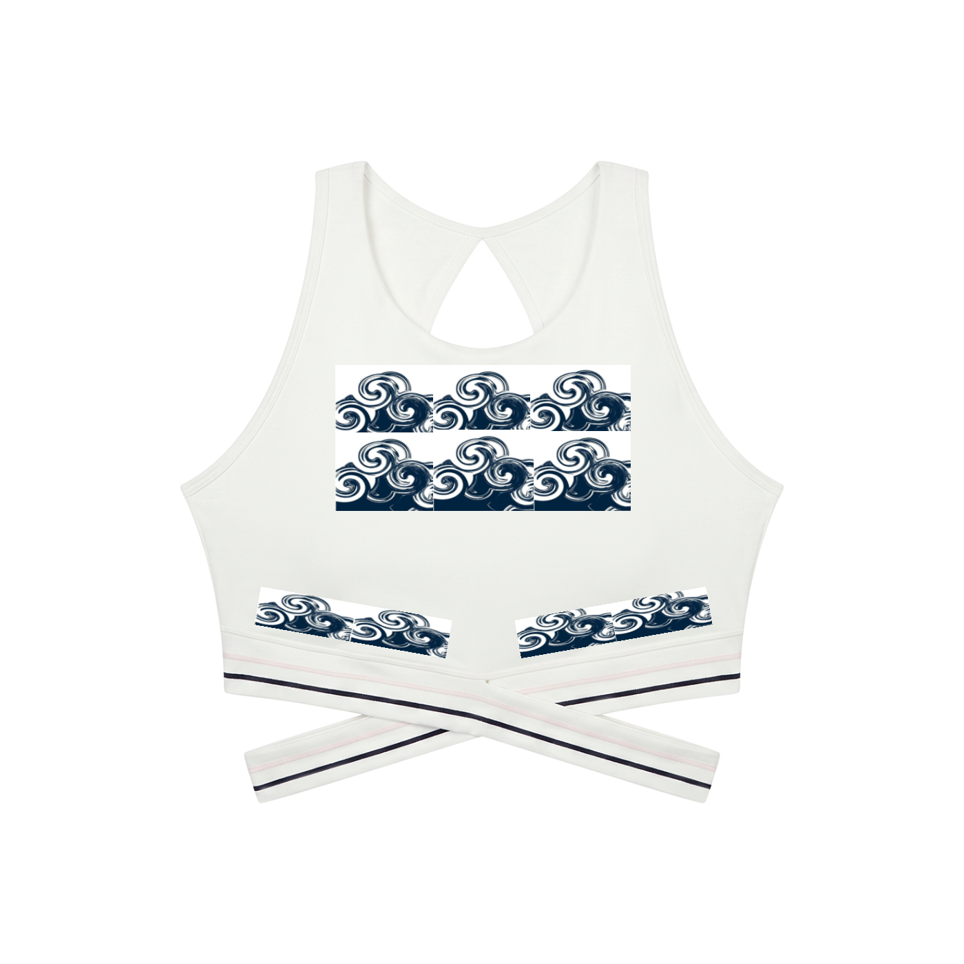 Women’s Criss-Cross Band Sports Bra