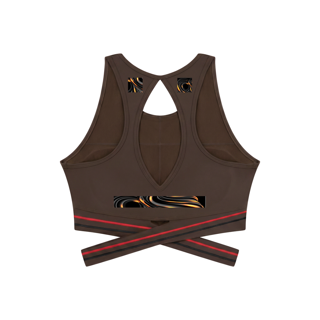 Women’s Criss-Cross Band Sports Bra